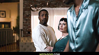 UNSPOILED TABOO Black Man's Manager Surprises His Wifey, Olive Glass At Dinner