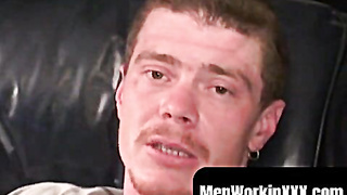 MenWorkinXXX.com - Tough fellow milks solo and decorates himself in scorching jism