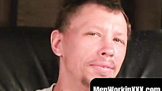 MenWorkinXXX.com - Mature amateur taunted and kneaded before fapping his firm schlong