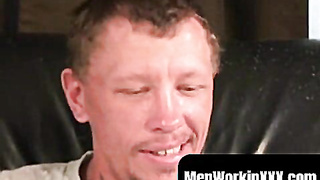 MenWorkinXXX.com - Mature amateur taunted and kneaded before fapping his firm schlong