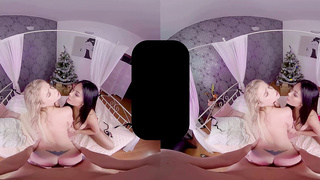 You Just Can't Hammer Polly Pons' Xmas Bounty: A Threeway With Her Sis Alexa Flexy
