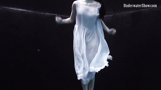 Underwater world of bare stunners