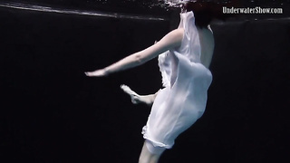 Underwater world of bare stunners