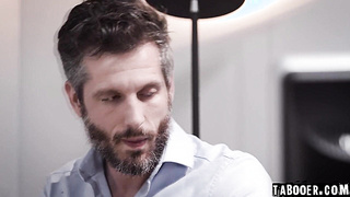 Bella began to get down and muddy with her manager Mike