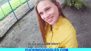 Alluring Russian tart screwed outdoors