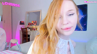 Puny Puny Hooter Nubile Sandy-haired Toying With her Cock-squeezing Cootchie