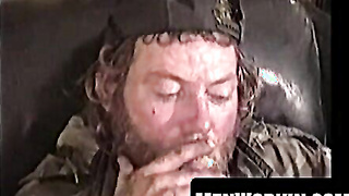 Muddy booty Lee Bond jerks his bone for cash