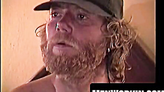 Muddy booty Lee Bond jerks his bone for cash