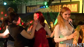 Exquisite gang coitus