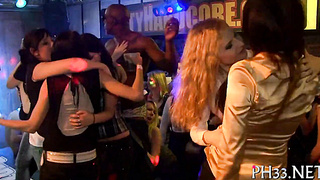 Exquisite gang coitus