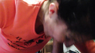 Neighbour blows his blast in my bitchy jaws