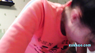 Neighbour blows his blast in my bitchy jaws