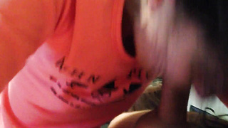 Neighbour blows his blast in my bitchy jaws