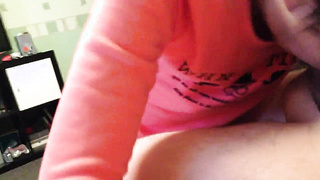 Neighbour blows his blast in my bitchy jaws