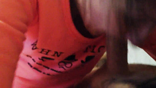 Neighbour blows his blast in my bitchy jaws