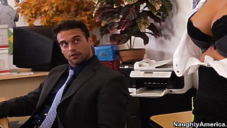 Asa Akira Nailing In The Desk With Her Smallish