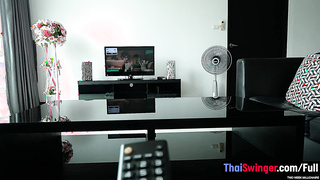 Good-sized Backside Thai GIRLFRIEND Cooking Fried Rice And Kitchen Rear end Fashion Penetrate