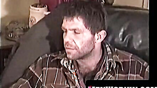 Furry Sam plays solo before deep manhood deep-throating