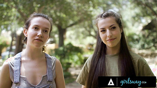 GIRLSWAY Crazy Duo Smash Next To The Plumber (Samantha Reigns, Spencer Bradley)