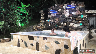 Crazy HARDCORE Three way In The Jacuzzi With Lola Hendricks