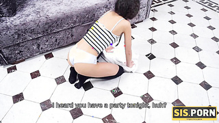 Sisporn. Small With Ponytail Passes Dollar To Stepbrother For Carnal Joy