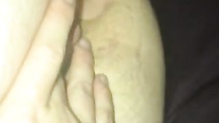 GIRLFRIEND taking fake penis in her arse and liking it