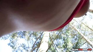 First-Timer gf showcases her large jummy milk cans