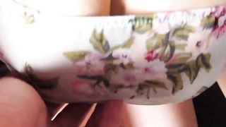 Haarige Traummaus POINT OF VIEW in HD gefilmt Quickie gespritzt!