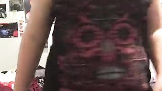 Huge Punk Gf Undress Taunt