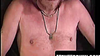 This man smacks his meat moist when he is alone