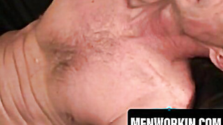 Mature guy films solo phat firm shaft masturbating