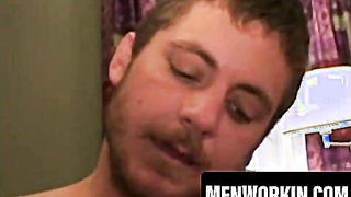 Wondrous pillow-biter milks huge stiffy before massive load