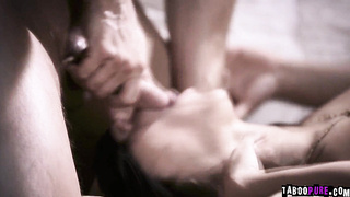 Super hot Teenage Abella gets her jaws nail