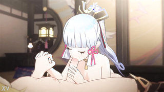 Ayaka Kamisato (Genshin Influence) Anime porn Gonzo