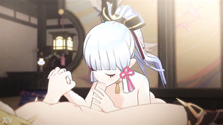 Ayaka Kamisato (Genshin Influence) Anime porn Gonzo