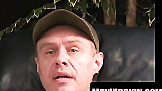 Mature fellow strokes rock hard until he pumps out a XXL blast