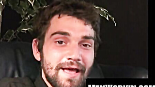 Abnormal beef whistle dribbles jizm after sweat-soaked onanism