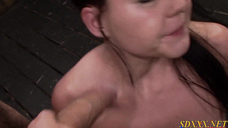 Mesmerizing maiden nikki bell gets toughly