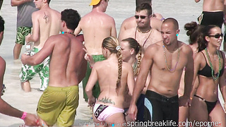 Bra-less Twins In The Water - The Twins