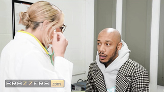 BRAZZERS - Naughty Towheaded Therapist Tiffany Watson Has 2 Patients Toying With Her Hungry Cootchie