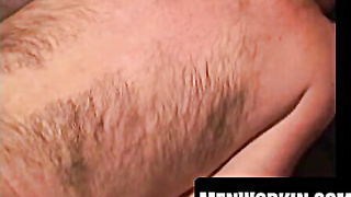 Killer silver fox strokes his fuckpole and globs spunk