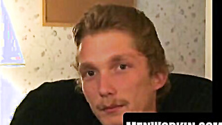 Aspiring rockstar drains intensively till ejaculation