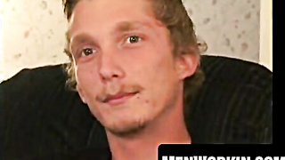 Aspiring rockstar drains intensively till ejaculation