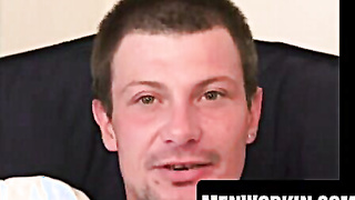 Bushy perverted twists oily man-meat alone till eruption