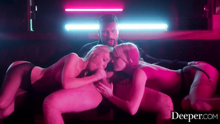 Deeper. Kayden And Kenna Poke elite In Unclothe Pub Booth