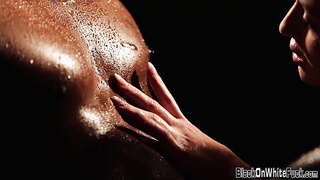 Super-naughty stunner lovin’ glamour bi-racial romp