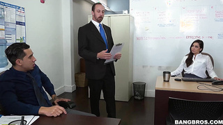 BANGBROS - Karlee Grey Gets Moaned At By Her Manager, But She Senses Finer After Her Coworker Makes Her Drizzle