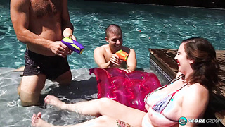 DOUBLE PENETRATION Pool Soiree - Milly Marks