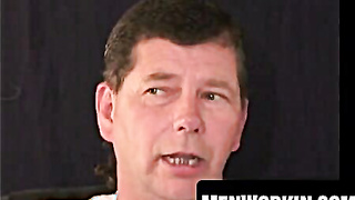 Mature fellow milks rock-hard after deep interview