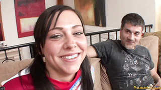 Super hot Crazy Cheerbabe sucky-sucky a fuck-stick with a boy while the man jamming something. The Boy shagging Gonzo the honey and dogging.